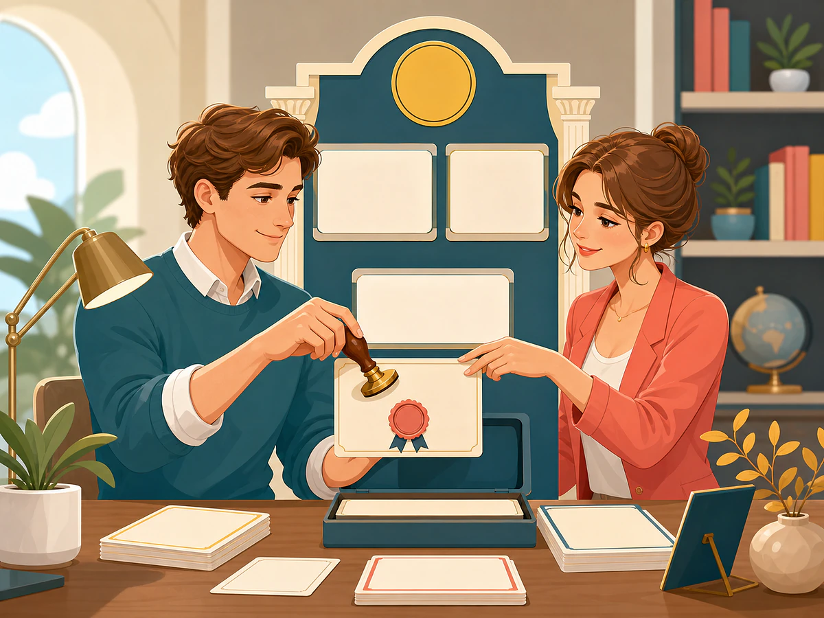 Playful illustration for The Subjunctive: Why We Say "that he BE present", an English by Algorithm lesson
