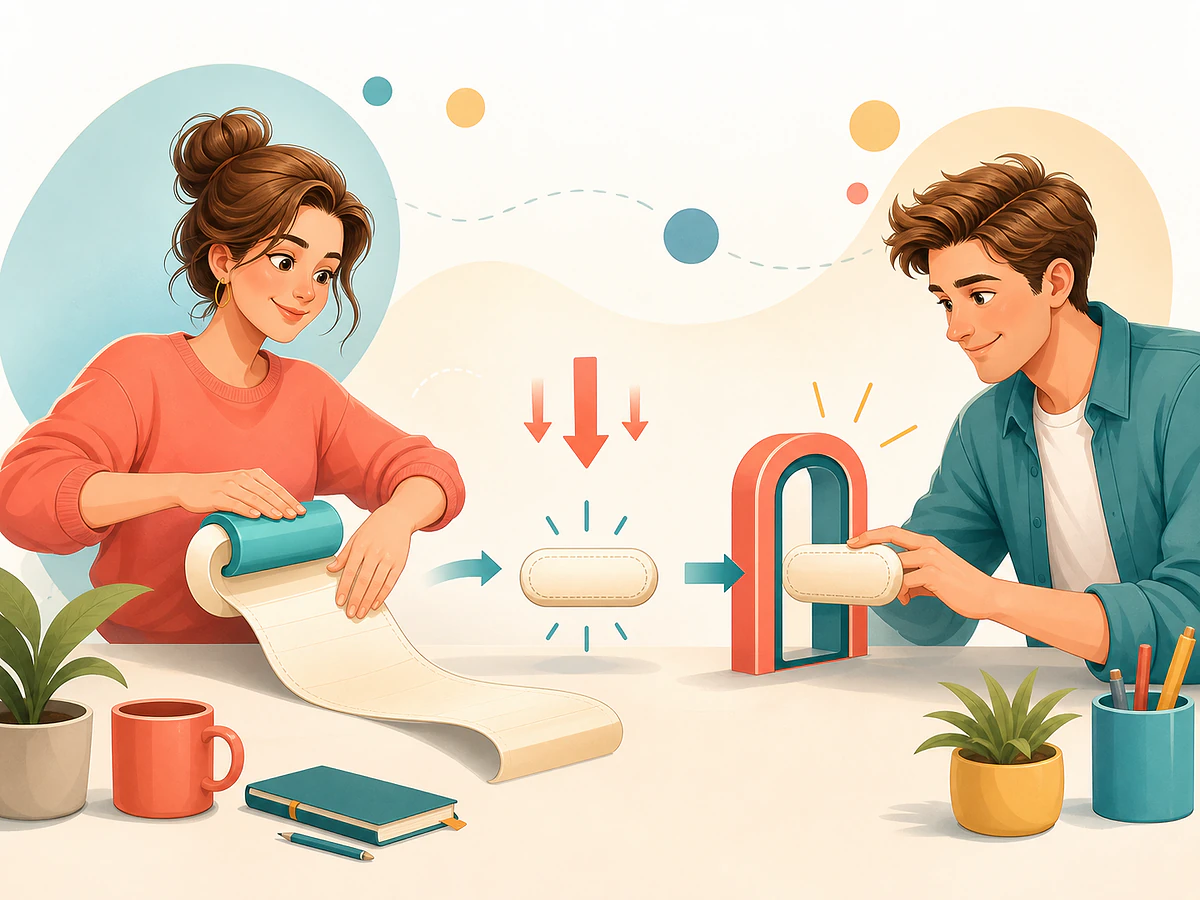 Playful illustration for RT4: The Shrunken Clause After "if / when / although", an English by Algorithm lesson