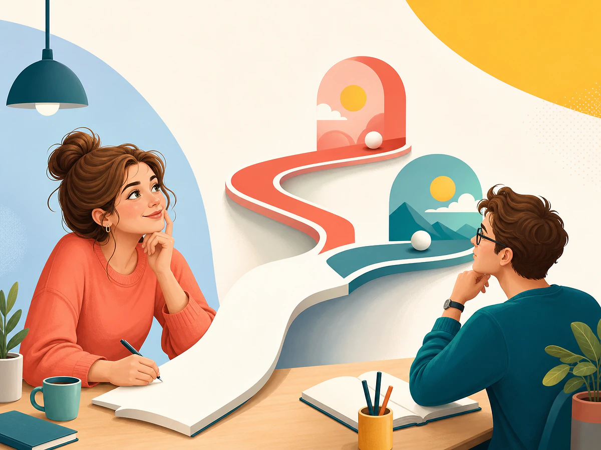 Playful illustration for When a Sentence Has Two Structures: Ambiguity, an English by Algorithm lesson
